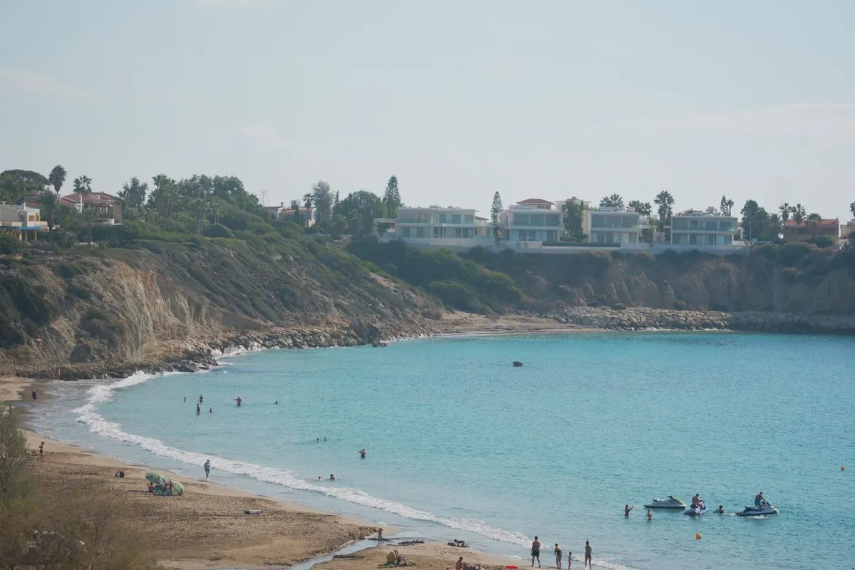 cyprus beach turquoise water - Photo by V D on Pexels